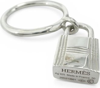Herm&egrave;s Silver Silver 925 Band Ring (Pre-Owned)