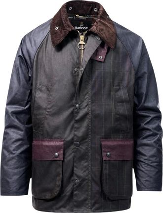 Barbour Patchwork OS BDL Wax Jkt - male - Barbour - Light Jackets - Brown - XS - Jackets
