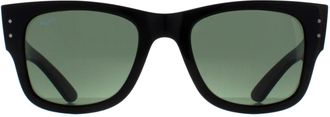Ray-Ban Square Polished Black Green RB0840S Mega Wayfarer