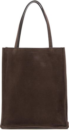 The Row The Row To Go Small Suede Crossbody bag - Dark Brown - One Size