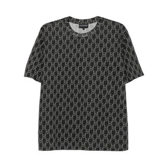 Emporio Armani T-shirts and Polos Navy - male - Emporio Armani - T-Shirts - Blue - 2XL - Tops