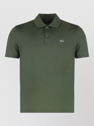 Paul & Shark cotton polo shirt logo detail
