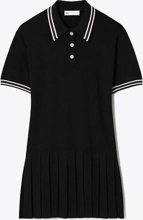 Tory Burch Womens Wool Pleated Polo Dress, size XL