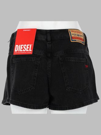 Diesel Pleated Denim Skort - Black