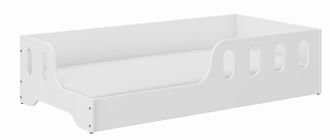 OEM Cama Infantil Montessori Coco De 140x70 Cm, Blanca