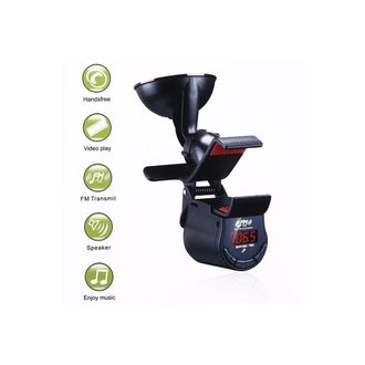 Trade Shop Trade Shop - Apoyo Del Trasmettitor De Vivavoce Car Fm Universale Altoparlante Display