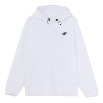 Nike Sportswear Sport Casual Sports Breathable Fleece Pullover White DD5014-100