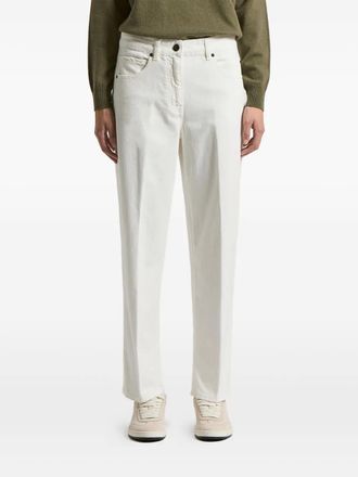 PESERICO five-pockets jeans - women - Cotton/Elastane/Cotton - 38 - White