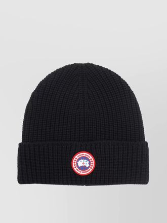 Canada Goose ribbed wool beanie