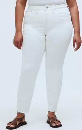 Madewell The Curvy Perfect Crop Jeans in Tile White at Nordstrom Rack, Size 26W