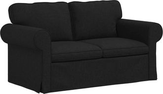 vidaXL Sof&aacute; Negro 155 X 82 X 80 Cm Tela Vidaxl