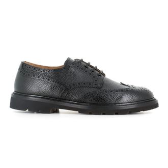 Henderson Schoenen Black - Heren - Veterschoenen - Zwart - 42 1/2 EU - Leer - Schoenen