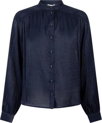 Aaiko Dames, Blouses & Shirts, Blauw, Maat: XL