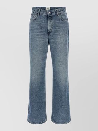 Haikure cotton straight-leg jeans
