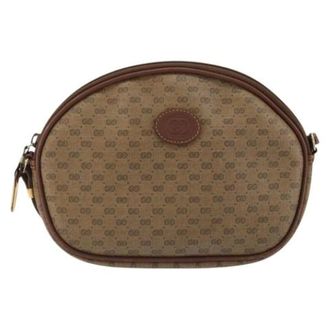 Gucci Pre-owned Shoulder Bag - Dames - Pre-owned - Bruin - Maat: ONE Size Leer