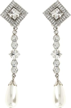 Alessandra Rich Pendant Oorbellen - Dames - Oorbellen - Grijs - ONE Size - Accessoires