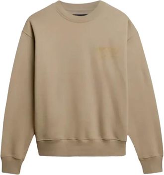 Superdry Donna, Felpe, Beige, S, new