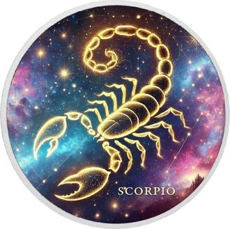 OEM Signos Del Zod&iacute;aco - Moneda De Plata De 1 Oz De Escorpio