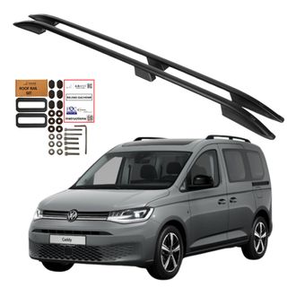 OEM Barras De Techo Volkswagen Caddy Ford Transit Connect Short 2020- Negro