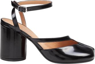 Maison Margiela Tabi Pump Sandalen - Dames - Pumps - Zwart - 37 1/2 EU - Leer - Schoenen