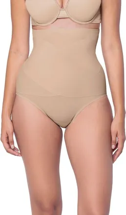 Miraclesuit Flex Ability High Waist Shaping Briefs in Warm Beige at Nordstrom, Size Xx-Large