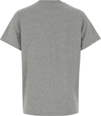 Ganni Cotton T-Shirt - Gray