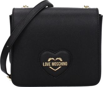 Love Moschino Borse a Tracolla Donna Poliuretano Nero