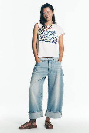 Pilcro The Kayden Barrel Carpenter Jeans by Pilcro