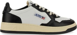 Autry Medalist Low Perforated Design Leather Sneakers