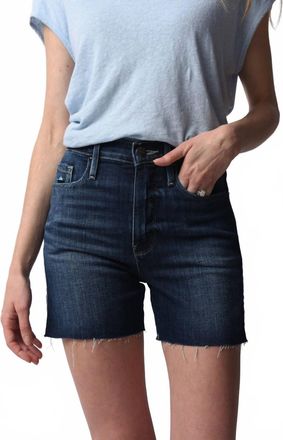Frame Denim Le Tour Short Raw Edge Jean Shorts In Azuza