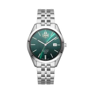 JDM Military Interlaken Gents Green Dial Mens Watch JDM-WG023-01