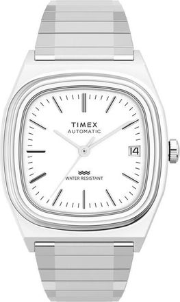 Timex Automatic 1983 E-Line Reissue Bracelet Watch, 34mm in Stainless Steel at Nordstrom