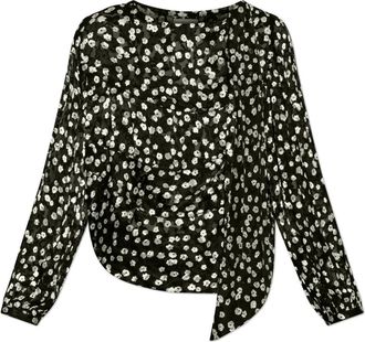 Isabel Marant Rirma Top - Dames - Blouses & Shirts - Zwart - Maat: 2XS Zijde
