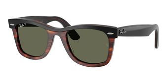 Ray-Ban RB2240F Wayfarer Asian Fit Polarized 144058 Mens Sunglasses Black Size 52
