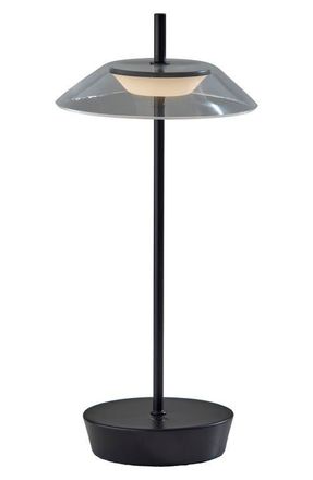 Adesso AKO LED Cordless Table Lamp in Black at Nordstrom