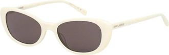 Saint Laurent Zonnebrillen - Dames - Zonnebrillen - Beige - 52 MM - Accessoires