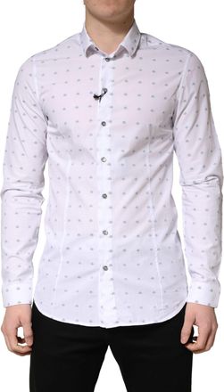Patrizia Pepe Cotton Slim Fit Colla Men Dress Mens Shirt