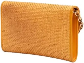 Gucci Pre-owned Clutches, female, Yellow, Size: ONE SIZE Pre-owned Leather Clutch