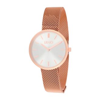 Liu Jo Story Goud Roze Roestvrij Stalen Horloge - Dames - Horloges - Roze - ONE Size - Accessoires