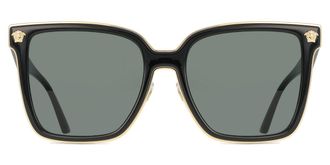 Versace VE2278D Asian Fit GB1/87 Womens Sunglasses Black Size 58
