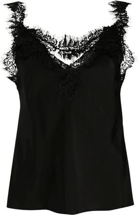 Gold Hawk Gina kanten camisole - Dames - Tops - Zwart - Maat: XS Zijde