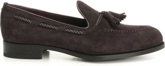 Lidfort Flats - Heren - Loafers - Bruin - 44 1/2 EU - Su&egrave;de - Schoenen