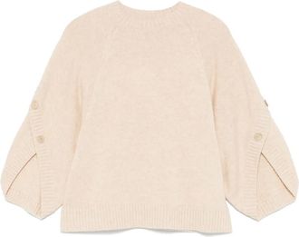 Max Mara Maglione girocollo - Toni neutri