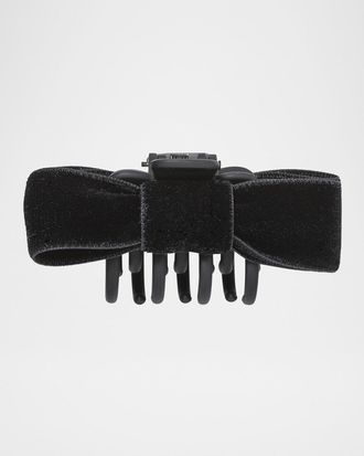 Jennifer Behr Maddy Silk Bow Jaw Clip