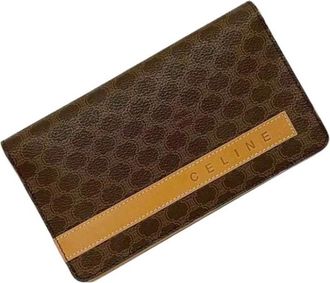 Celine Pre-owned Portafoglio lungo Macadam (bi-fold) - - Pre-owned - Donna - Marrone - ONE SIZE