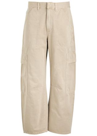 Citizens Of Humanity Citizens OF Humanity Marcelle Low Slung Cotton Cargo Trousers - Khaki - 27 (W27 / UK8-10 / S)