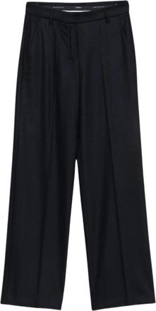 Max Mara Broeken, Dames, Blauw, M, Wijde broek