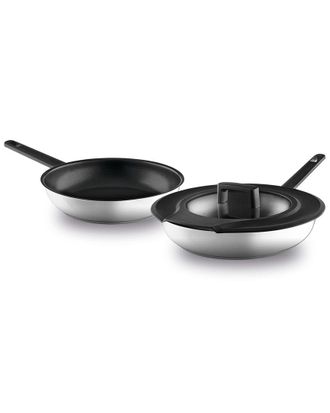 Berghoff Berghoff Gem 3Pc 18/10 Fry Pan Set