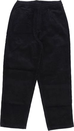 HUF Zwarte Corduroy Vrije tijd Fluwelen Broek - Heren - Straight fit broeken - Zwart - XL - Katoen - Broeken