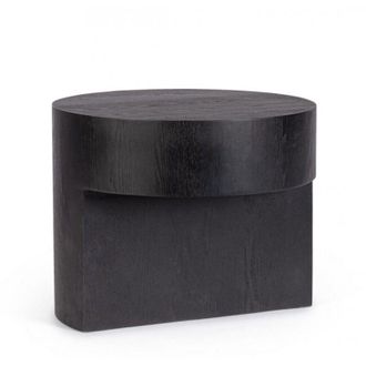 Hellin Tavolino nera D50 - whitecaf&eacute;